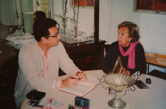 María Mérida entrevistada por Manuel Abrante.